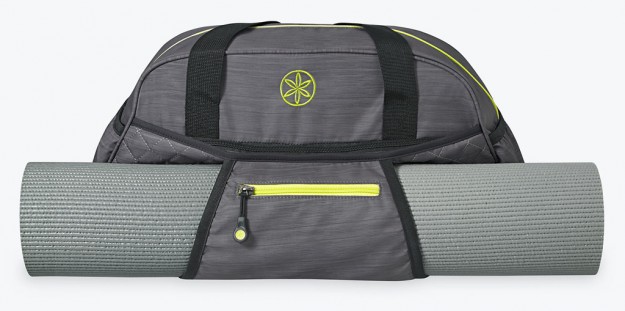 Gray Duffle Bag for Yoga Mat