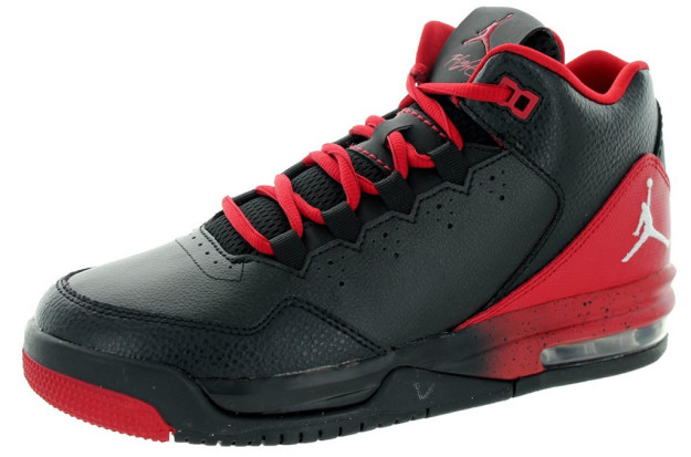 Black-Red Kids Jordan Flight Origin 2 Basketball Shoe