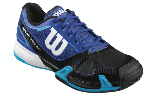 Blue Men's Rush Pro 2.0 Tennis Shoes By Wilson
