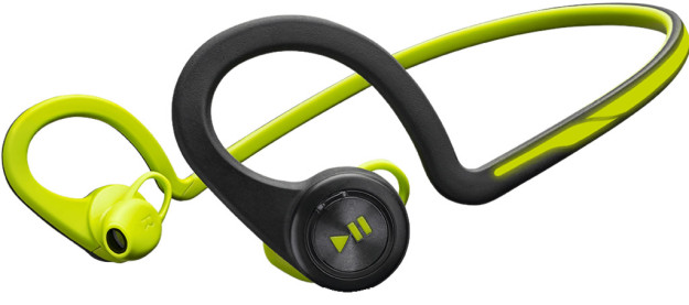 Green BackBeat FIT Wireless Headphones and Mic