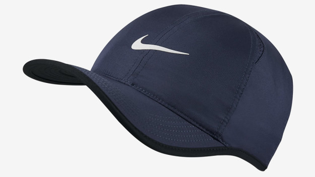 Navy-Black Feather Light Tennis Hat By Nike