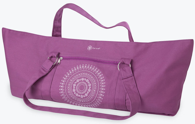 Purple Marrakesh Tote, Yoga Mat Bag