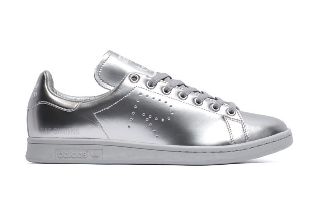 Silver Raf Simons x adidas Originals Stan Smiths Sneaker