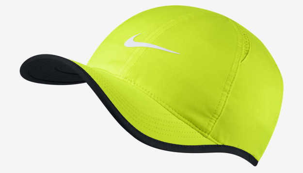 Volt-Black Feather Light Tennis Hat By Nike