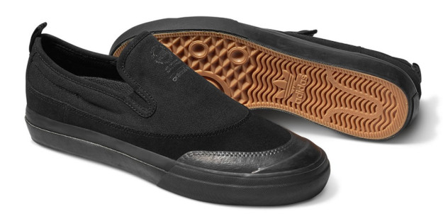 adidas Skateboarding Black Matchcourt Slip Shoes