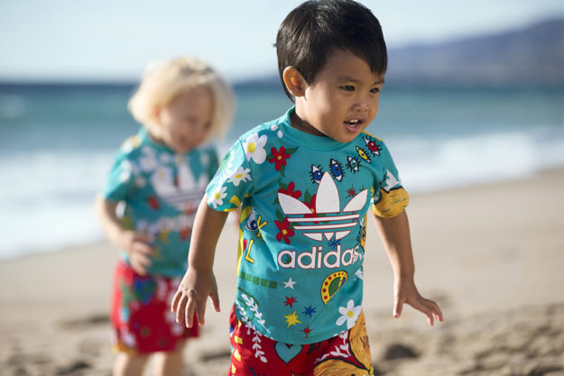 Adidas Pink Beach Collection For Kids