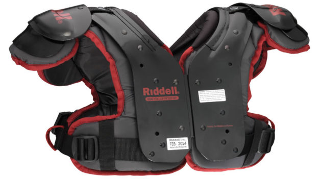 Back Riddell Rival Youth Football Shoulder Pads