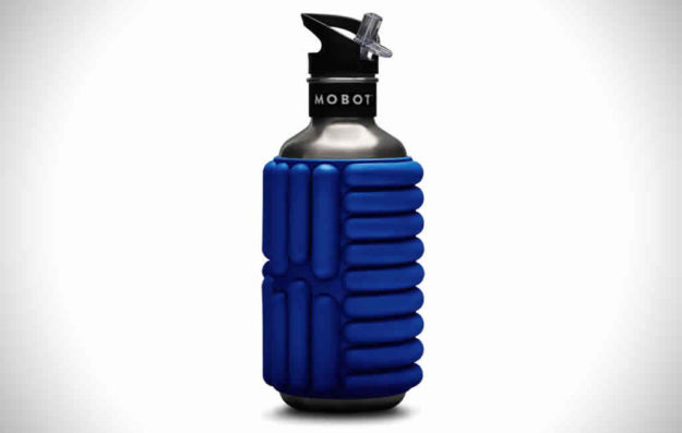 Blue Mobot Foam Roller Bottle