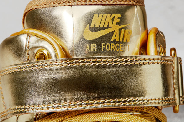 Golden Air Force 1 Mid by Nike