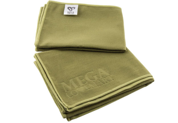 Green Non Slip Yoga Towel