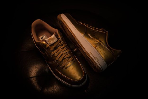 Metallic Gold Air Force 1 by Nike