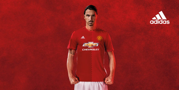 New Manchester United Home Jersey By Adidas, Zlatan