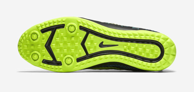 Rio Teal Nike Zoom Rival Waffle XC Track Shoe, Sole