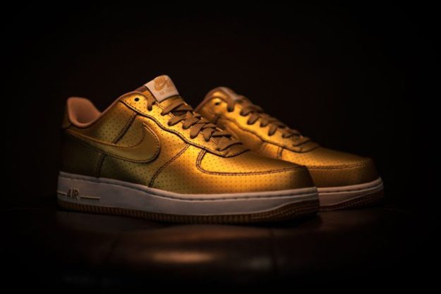 Spectacular Metallic Gold Air Force 1 by Nike