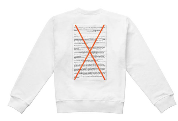 Adidas Originals Collection by Alexander Wang, White hoodie