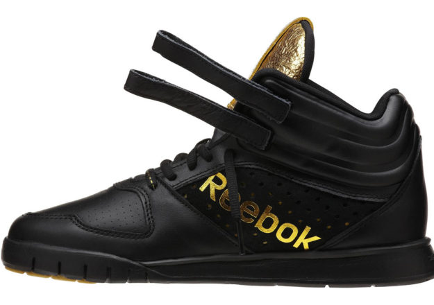 Black Dance Urlead Mid SE Shoes By Reebok, Side