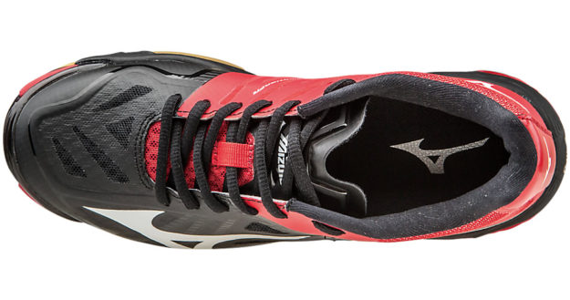 Red Mizuno Women's Volleyball Shoes