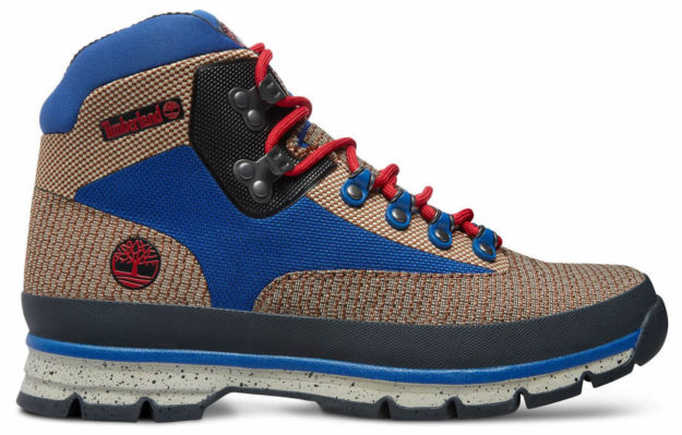 Tan Men's Euro Hiker Mid Jacquard Boots By Timberland