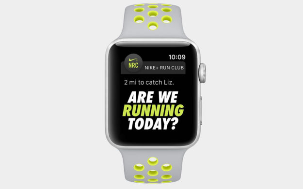 White Apple Watch Nike+