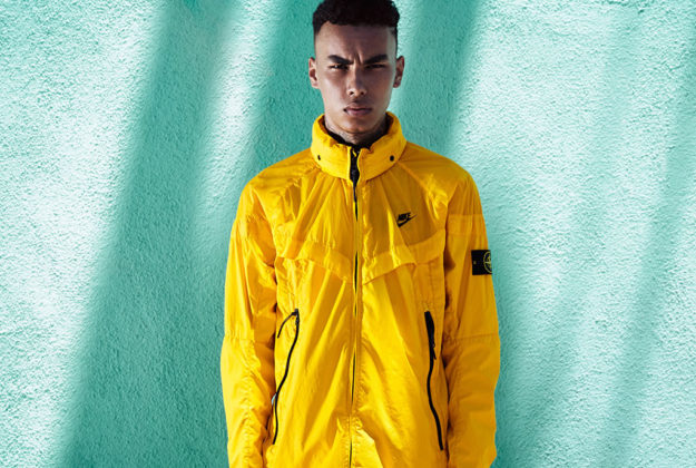 Yellow Windrunner Jacket by NikeLab