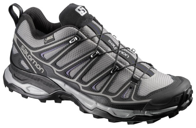 Grey Salomon hiking shoes for women